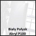 Nr. 3 Szafka łazienkowa wisząca wysoki połysk szer. 60cm Biały Połysk Akryl P100