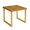 Nr. 1 Stół 60x60 Loft industrial  Złoty