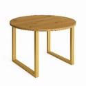 Nr. 6 Stół Ø 80 Loft industrial  Złoty
