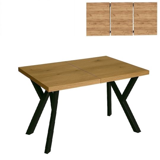 Nr.18 Stół rozsuwany 70x120/170cm blat grub. 36mm Loft Industrial