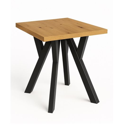 Nr.10 Stół 80x80 blat do kantu grub. 36mm Loft Industrial