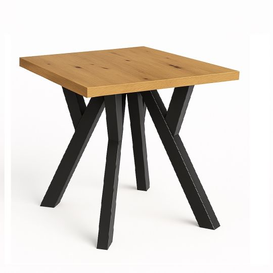 Nr.11 Stół 100x100 blat do kantu grub. 36mm Loft Industrial