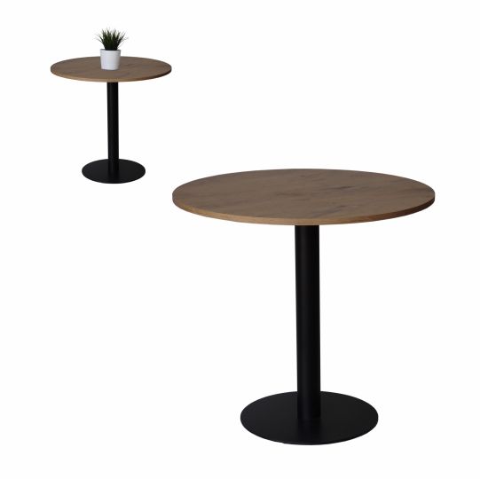 Stolik okolicznościowy kawowy Ø 60cm blat 18mm Loft industrial 