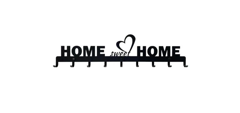 Wieszak HOME SWEET HOME SERCE 80cm 