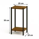 Kwietnik stolik kwadratowy 25x25 metal wys. 55cm