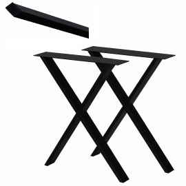 Nogi metalowe styl LOFT INDUSTRIAL szer. 60cm do Ławy Stołu Stolika 