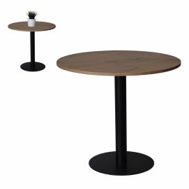 Stolik okolicznościowy kawowy Ø 80cm blat 18mm Loft industrial 