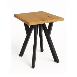 Nr. 9 Stół 60x60 blat do kantu grub. 36mm Loft Industrial