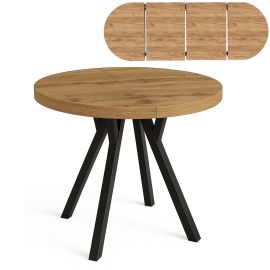 Nr.16 Stół rozsuwany Ø 120/220cm blat grub. 36mm Loft Industrial