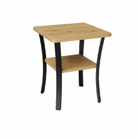 Stolik okolicznościowy kwadratowy kawowy 50x50 metal LOFT INDUSTRIAL