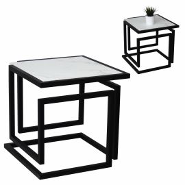 Stolik kawowy geometryczny szer. 55cm 