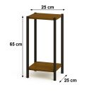 Kwietnik stolik kwadratowy 25x25 metal wys. 65cm