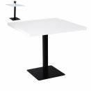 Stolik okolicznościowy kawowy 70cm x 70cm blat 36mm Loft industrial 