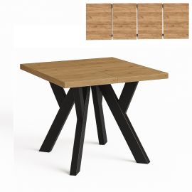 Nr. 8 Stół rozsuwany 120x120/220cm blat grub. 36mm Loft Industrial