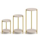 Kwietnik stolik okrągły fi 25cm metal wys. 45cm