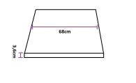 12.Blat kwadratowy Marmur 68x68cm grub.36mm
