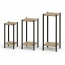 Kwietnik stolik kwadratowy 25x25 metal wys. 55cm