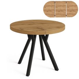 Nr.12 Stół rozsuwany Ø 100/150cm blat grub. 36mm Loft Industrial