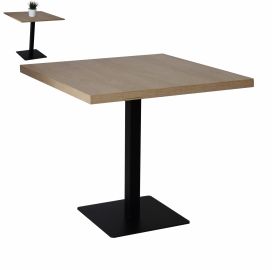 Stolik okolicznościowy kawowy 70cm x 70cm blat 36mm Loft industrial 