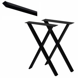 Nogi metalowe styl LOFT INDUSTRIAL szer. 50cm do Ławy Stołu Stolika 