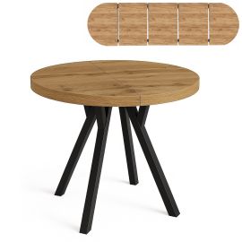 Nr.14 Stół rozsuwany Ø 100/250cm blat grub. 36mm Loft Industrial