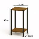 Kwietnik stolik kwadratowy 25x25 metal wys. 45cm