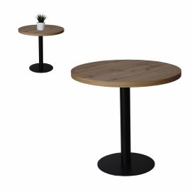 Stolik okolicznościowy kawowy Ø 60cm blat 36mm Loft industrial 