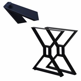 Nogi metalowe styl LOFT INDUSTRIAL szer. 58cm do Ławy Stołu Stolika 