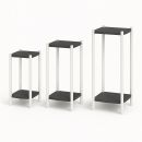 Kwietnik stolik kwadratowy 25x25 metal wys. 65cm