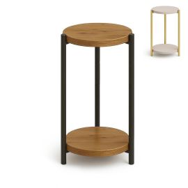 Kwietnik stolik okrągły fi 25cm metal wys. 65cm