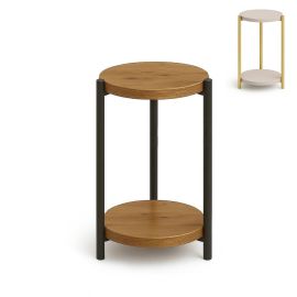 Kwietnik stolik okrągły fi 25cm metal wys. 55cm