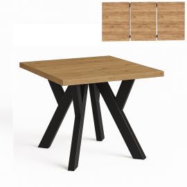 Nr. 7 Stół rozsuwany 120x120/170cm blat grub. 36mm Loft Industrial